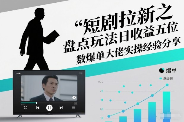 短剧拉新之盘点玩法日收益五位数爆单大佬实操经验分享-聚星云网创