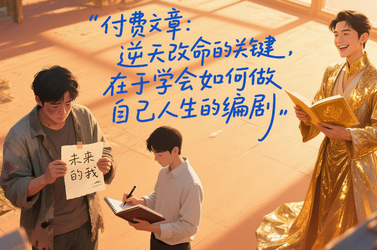 付费文章：逆天改命的关键，在于学会如何做自己人生的编剧-聚星云网创