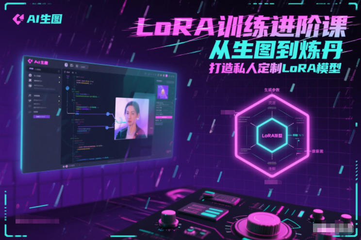 LoRA训练进阶课，从生图到炼丹，打造私人定制LoRA模型-聚星云网创