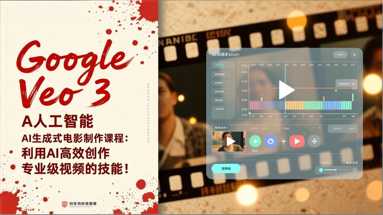 Google Veo 3人工智能AI生成式电影制作课程：利用AI高效创作专业级视频的技能！-聚星云网创