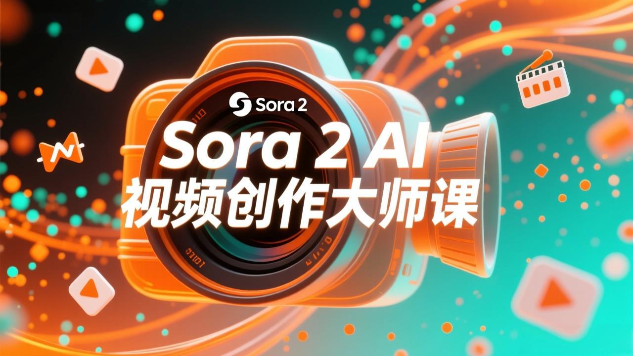 如何利用Sora 2创建流行AI人工智能视频大师班教程：掌握创作全流程，产出百万播放内容-聚星云网创