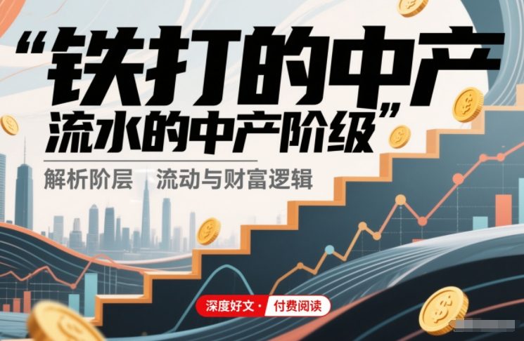 付费文章：铁打的中产，流水的中产阶级-聚星云网创