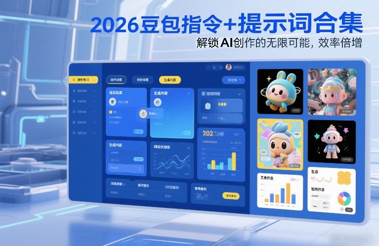 2026豆包指令+提示词合集，解锁AI创作的无限可能，效率倍增-聚星云网创