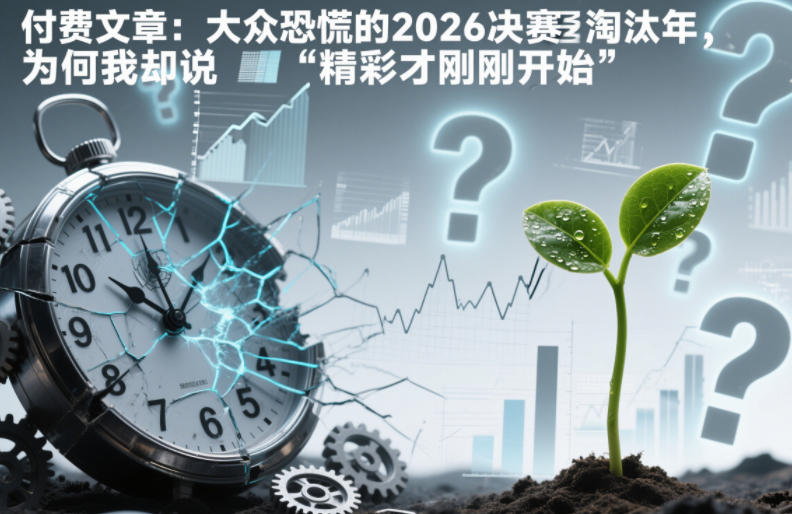 付费文章：大众恐慌的2026决赛淘汰年，为何我却说“精彩才刚刚开始”？-聚星云网创