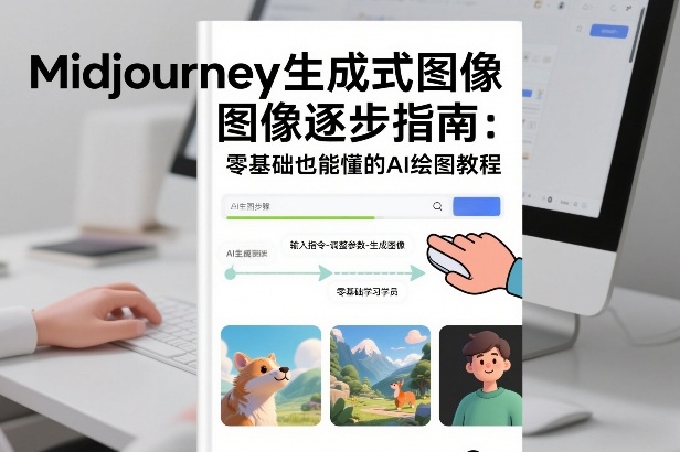 Midjourney生成式图像逐步指南：零基础也能懂的AI绘图教程-聚星云网创