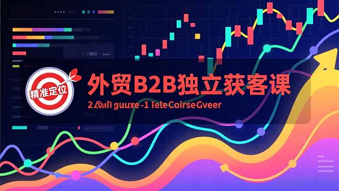 外贸B2B独立获客课，Facebook主页搭建、消息互动广告、精准定位，打造高询盘系统-聚星云网创
