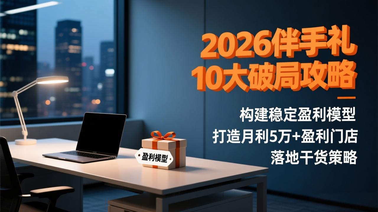 2026伴手礼10大破局攻略：构建稳定盈利模型，打造月利5万+盈利门店，落地干货策略-聚星云网创